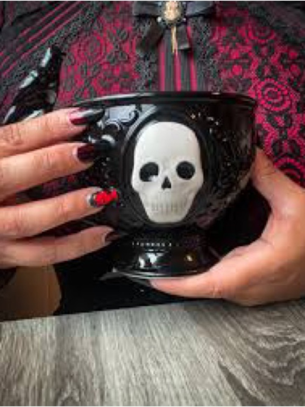 Black Skull Mug